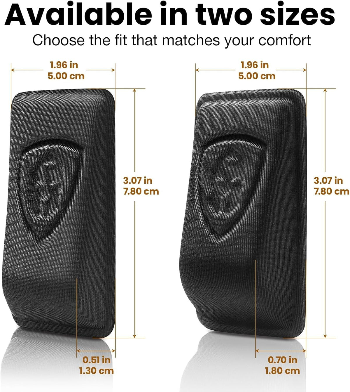 Holster Wedge Kit for Concealment & Comfort - Universal IWB Foam Pad