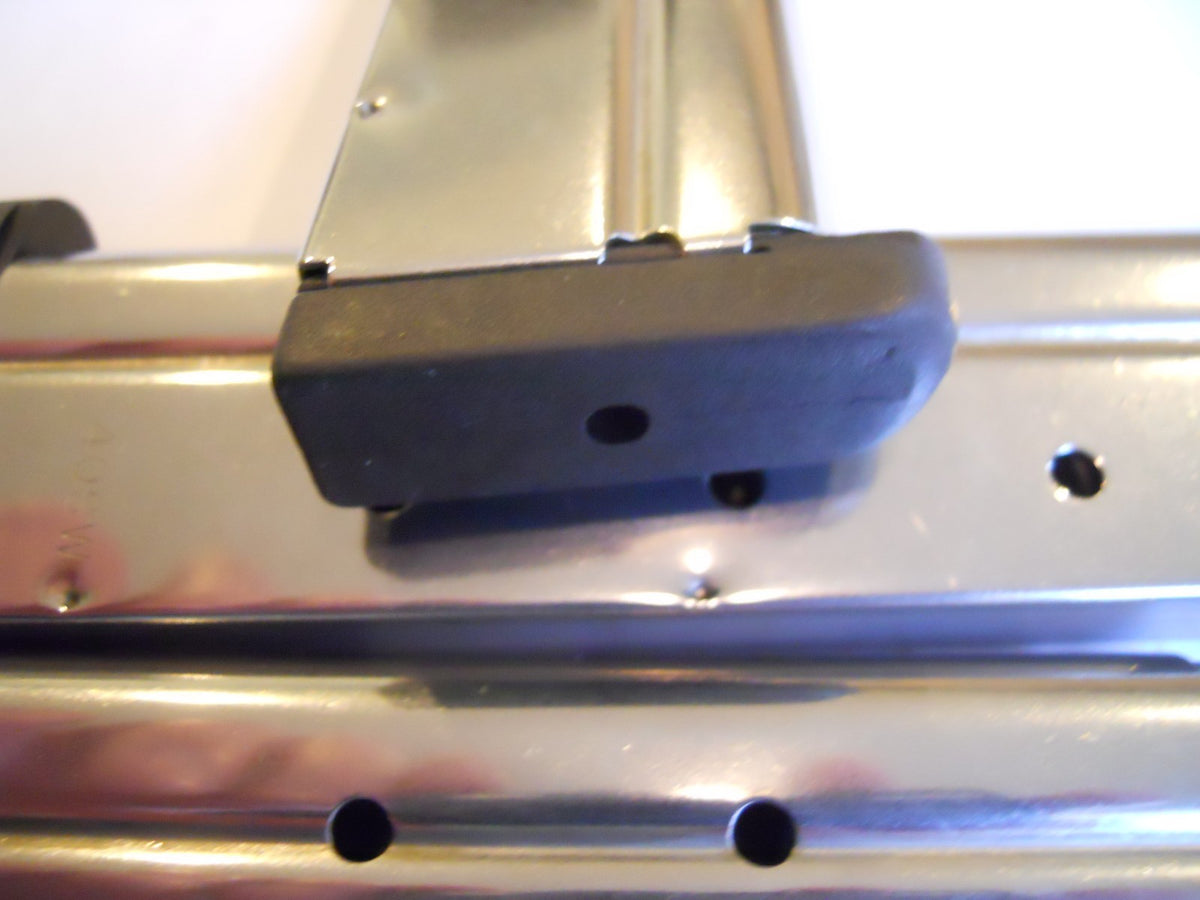 1911 .40 Cal Magazines Set of 10 Stainless Steel Pistol Mags with Removable Polymer Base