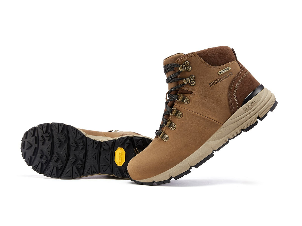 Men's Waterproof Hiking Boots Non-Slip Outsole Travel Shoes