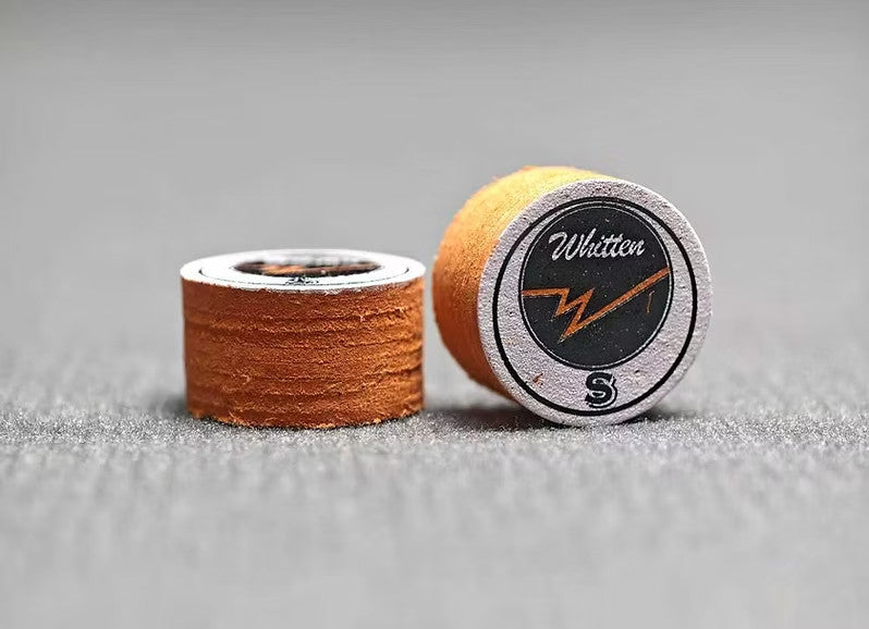 Whitten Medium Soft Tip Pool Cue Tip 9-Layer, 46% Pigskin, 14mm