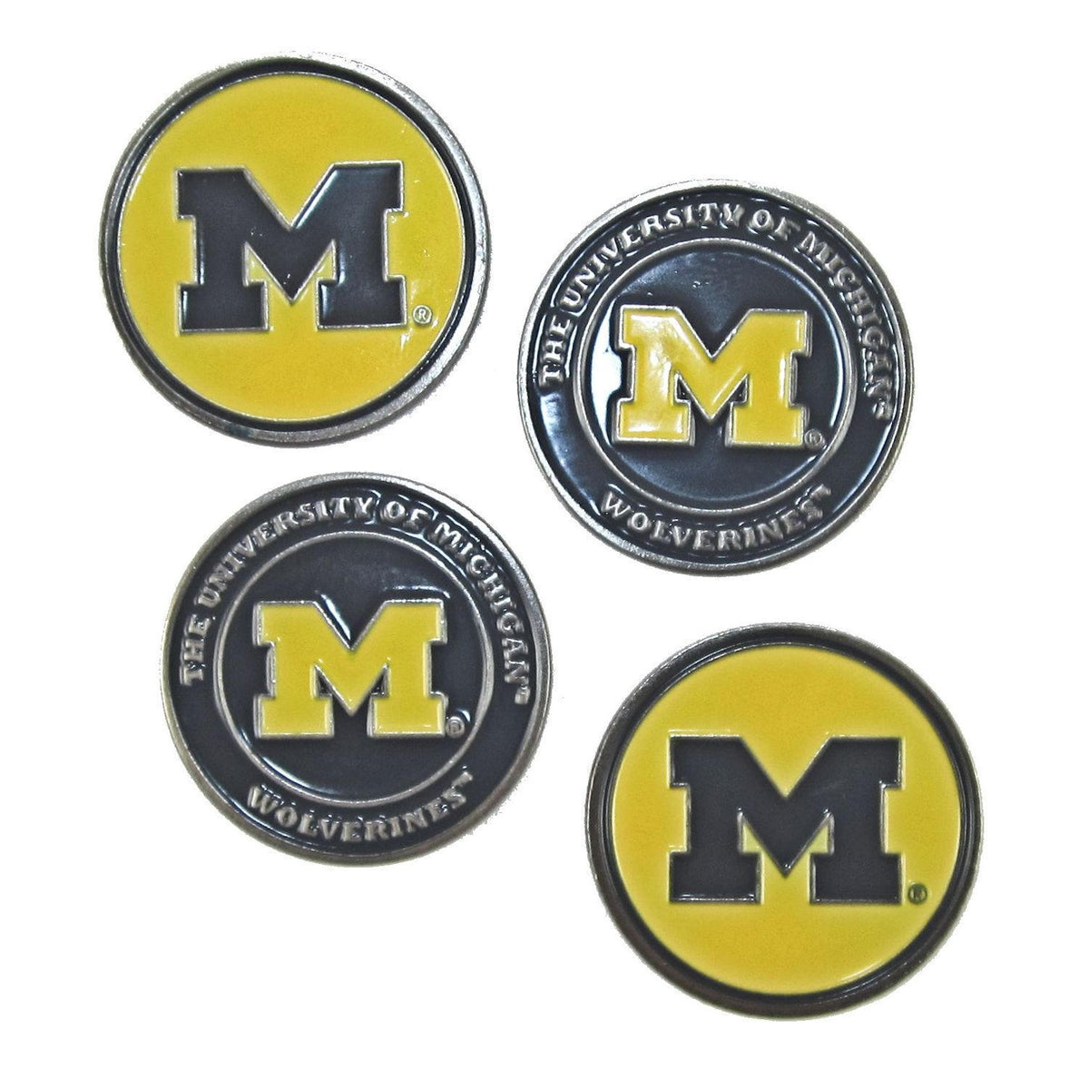 Auburn Tigers Golf Ball Markers 4-Pack - Officially Licensed Team Logo