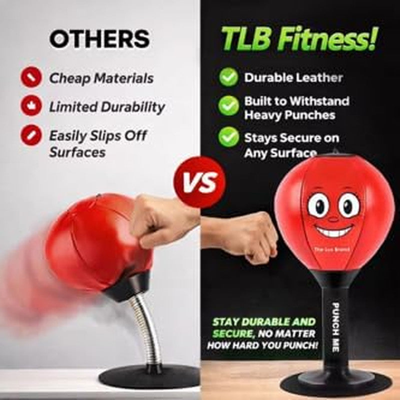 Desktop Punching Bag Stress Relief Boxing Speed Ball Training Equipment
