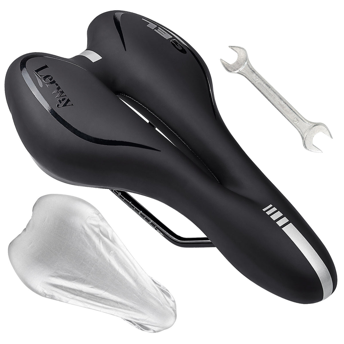 Comfort Gel Bike Saddle for Mountain and Road Bicycles Waterproof