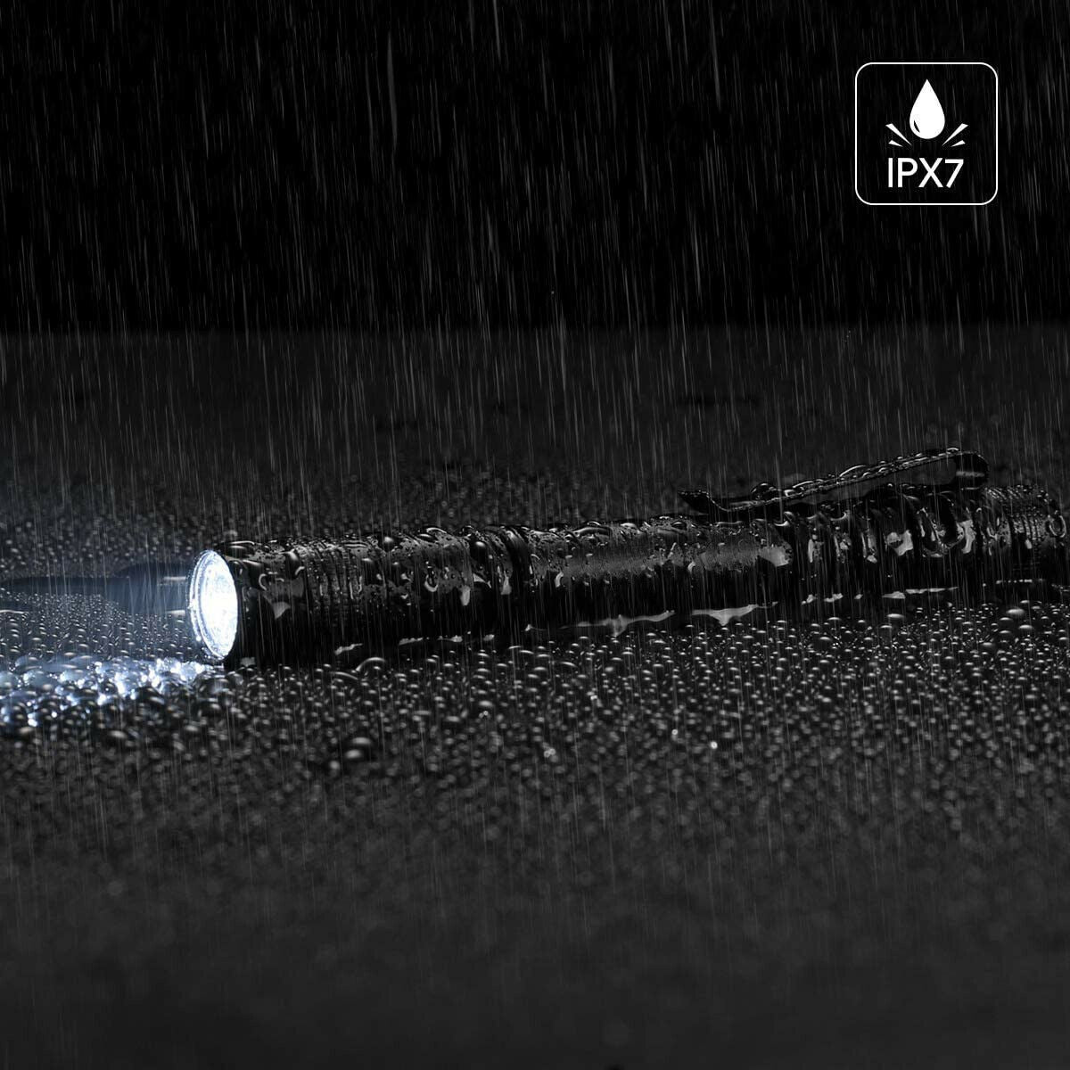 Mini LED Tactical Flashlight 900000LM Penlight Portable Waterproof Torch