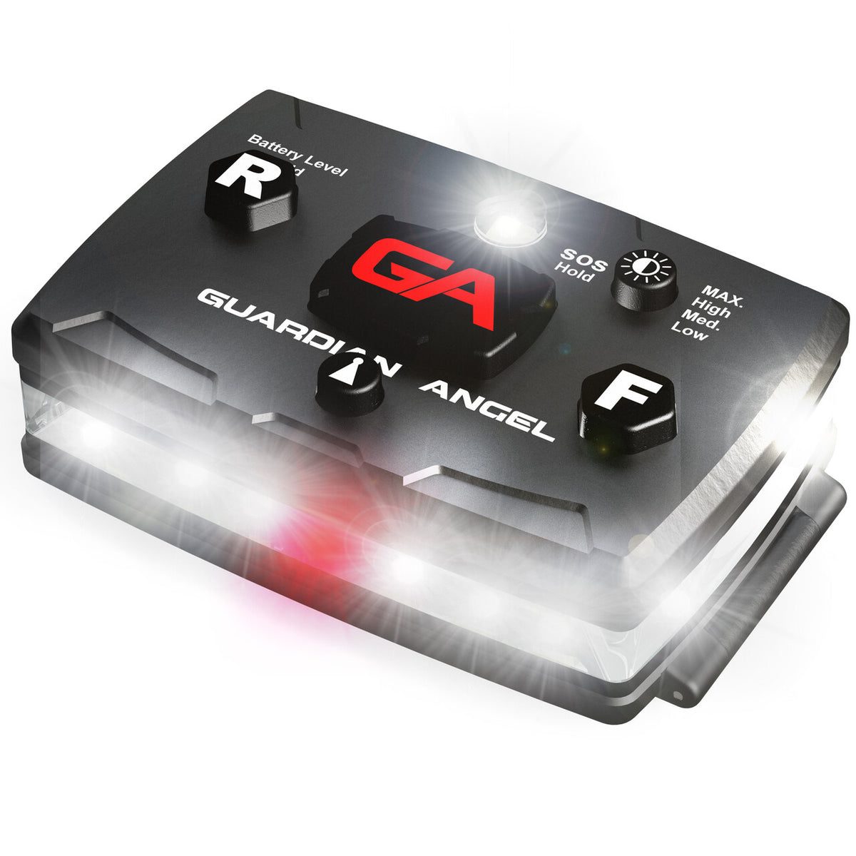 Wearable Safety Light with Long Range Visibility and Rechargeable Battery