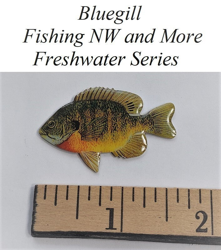 Bluegill Fish Pin - Outdoor Enthusiast Lapel & Hat Badge