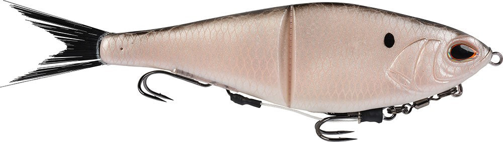 8-Inch Soft Glide Bass Bait with Hooks - Multiple Colors