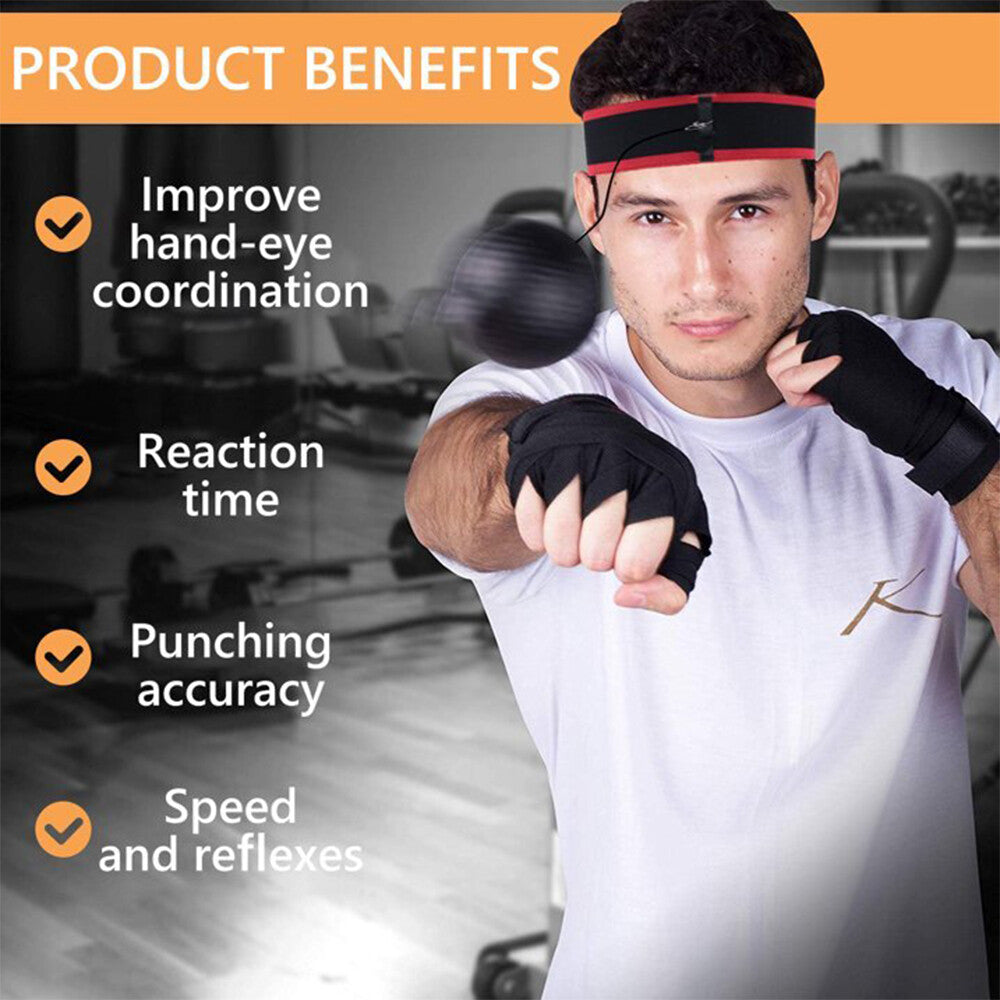 Reflex Boxing Ball with Adjustable Headbands for Kids and Adults