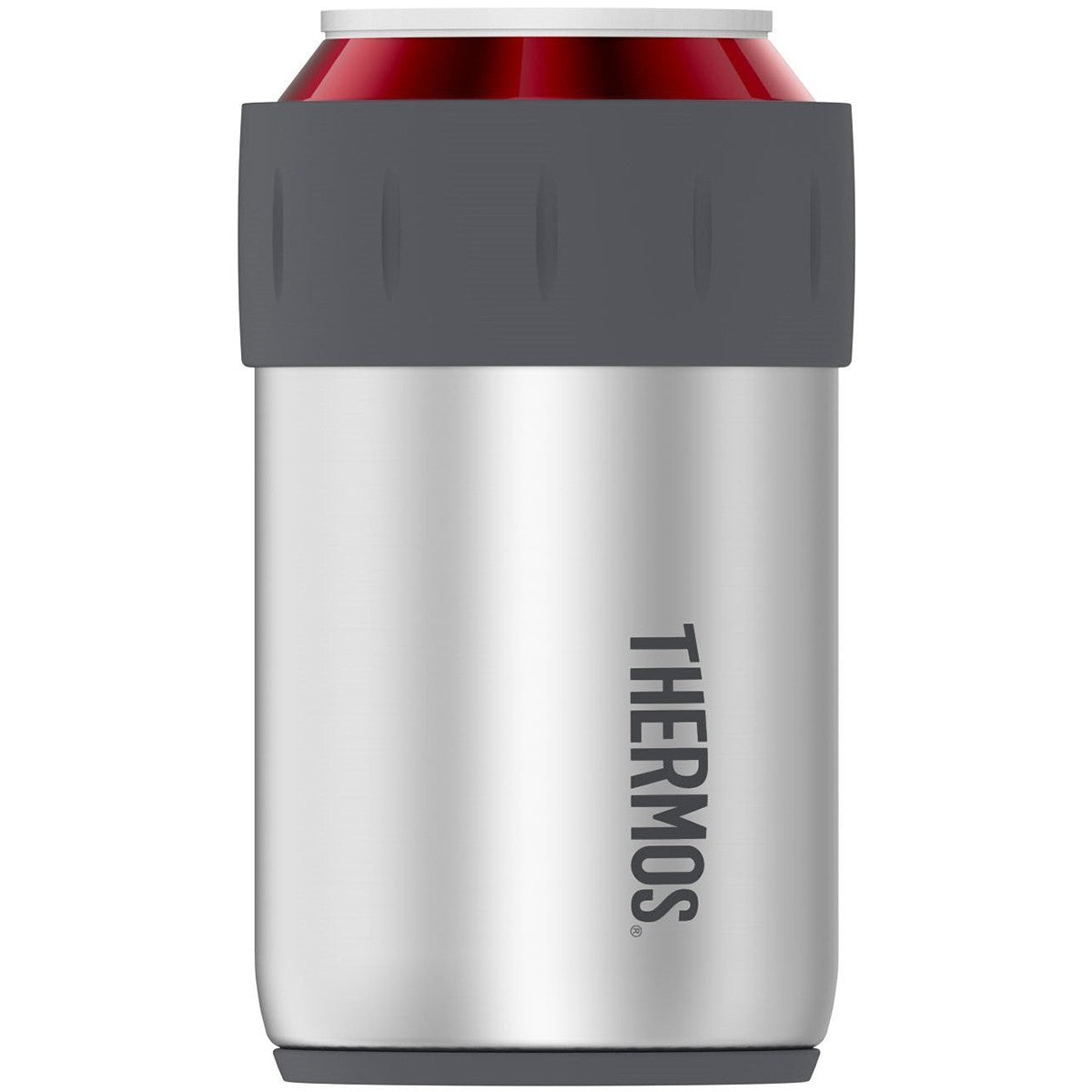 Insulated Stainless Steel Beverage Can Cooler - 12 oz Silver