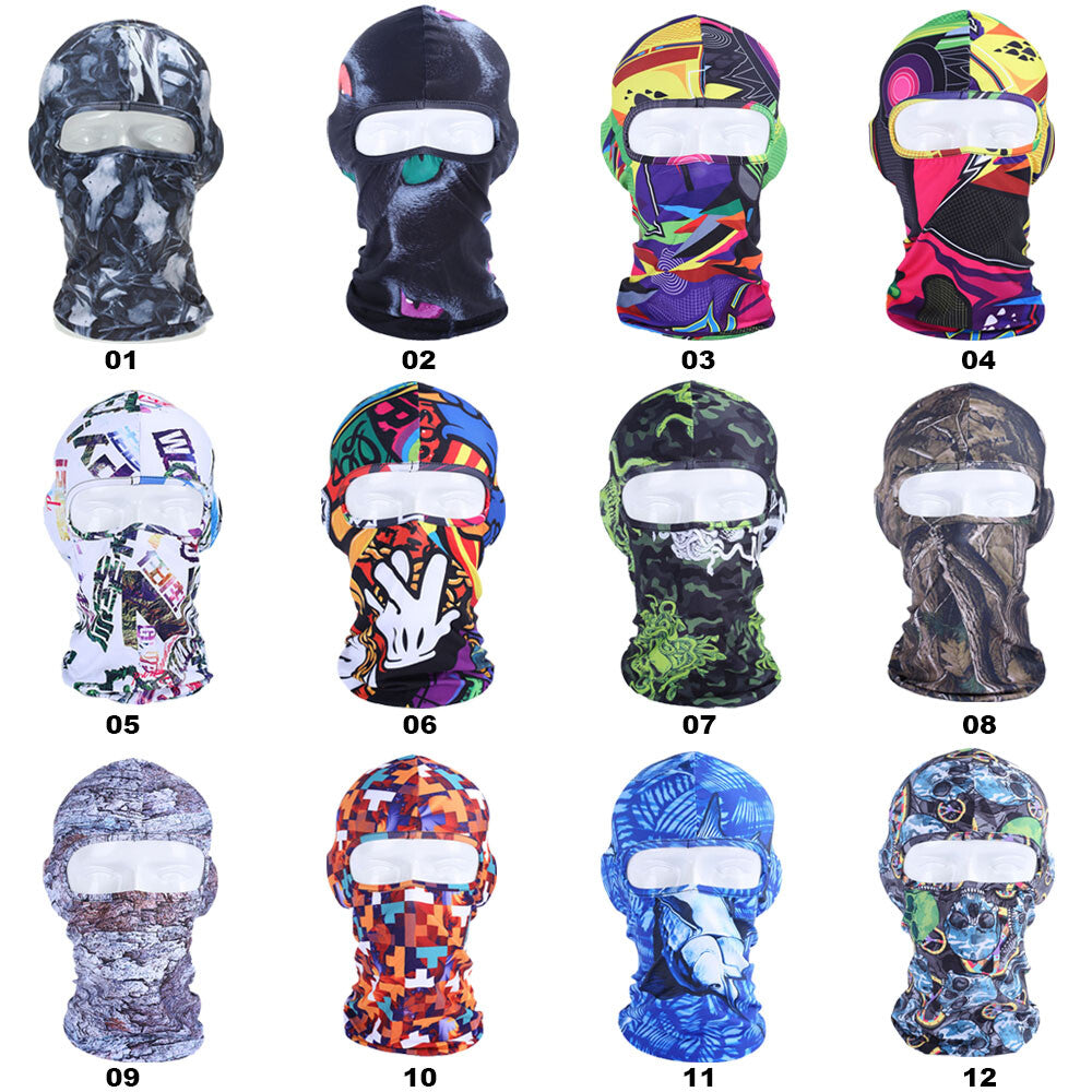 Windproof Ski Mask Balaclava for Men Women Outdoor Sports Motorcycle Face Cover