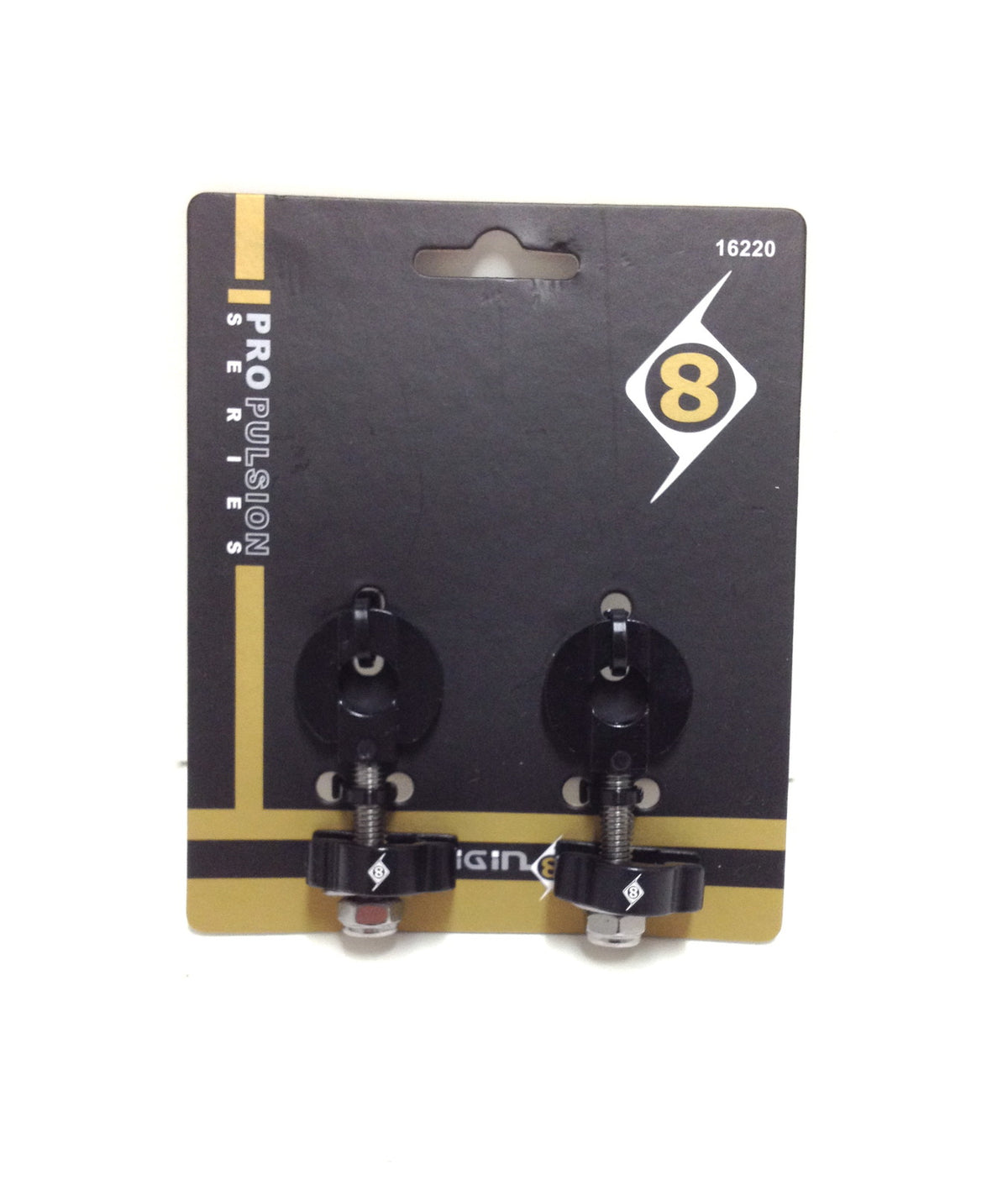 Bicycle Chain Tensioner Adjusters - Lightweight Alloy Pair for 3/8" Axles