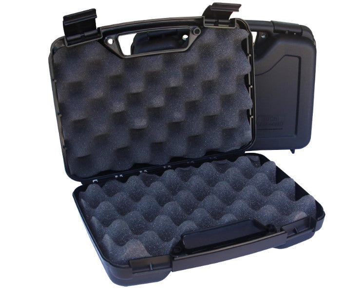 Pistol Hard Case with Foam Lockable Storage for Revolvers & Semi-Autos