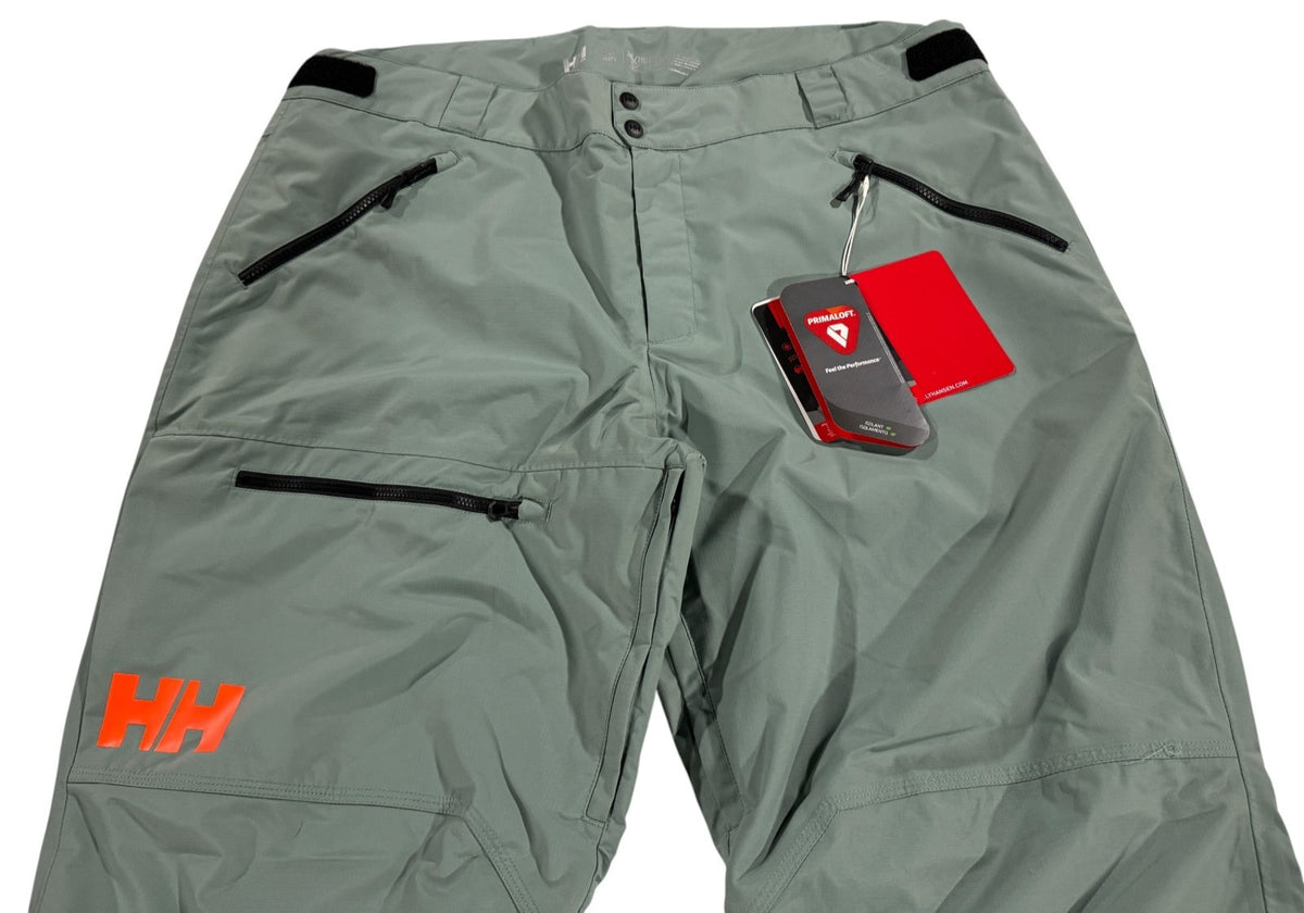 Helly Hansen Sogn Cargo Ski Pants Men 2XL Waterproof Insulated Cactus