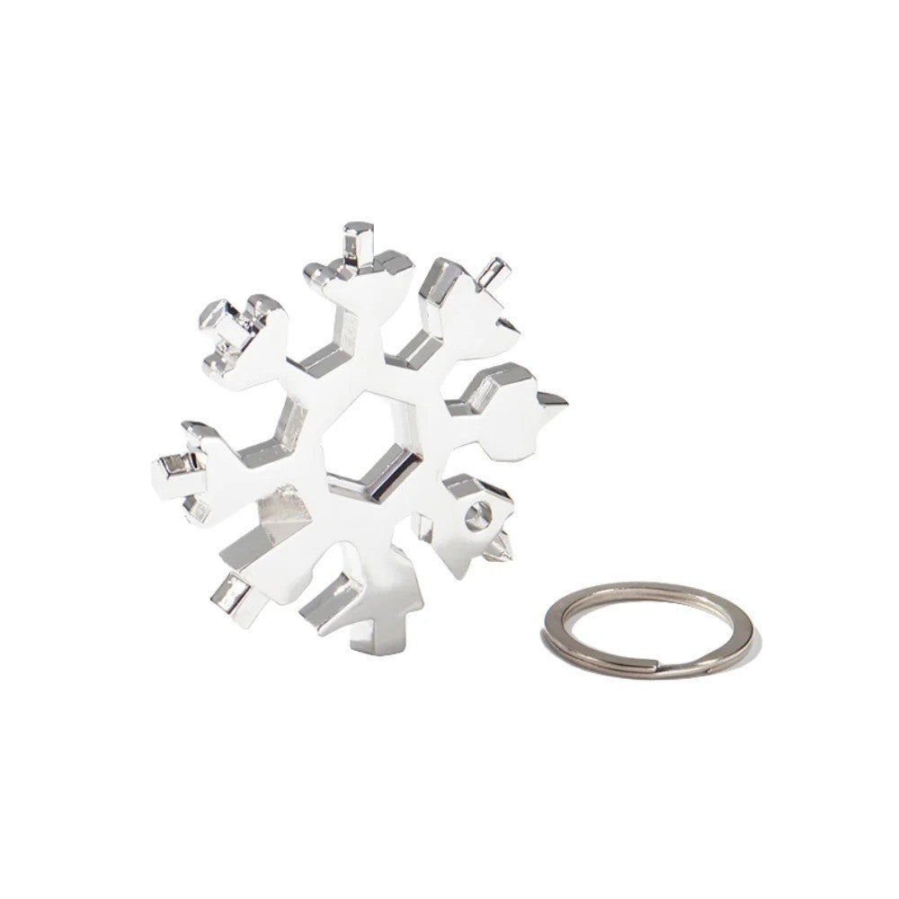 18-in-1 Stainless Steel Snowflake Multi-Tool Portable Camping & Outdoor Gear