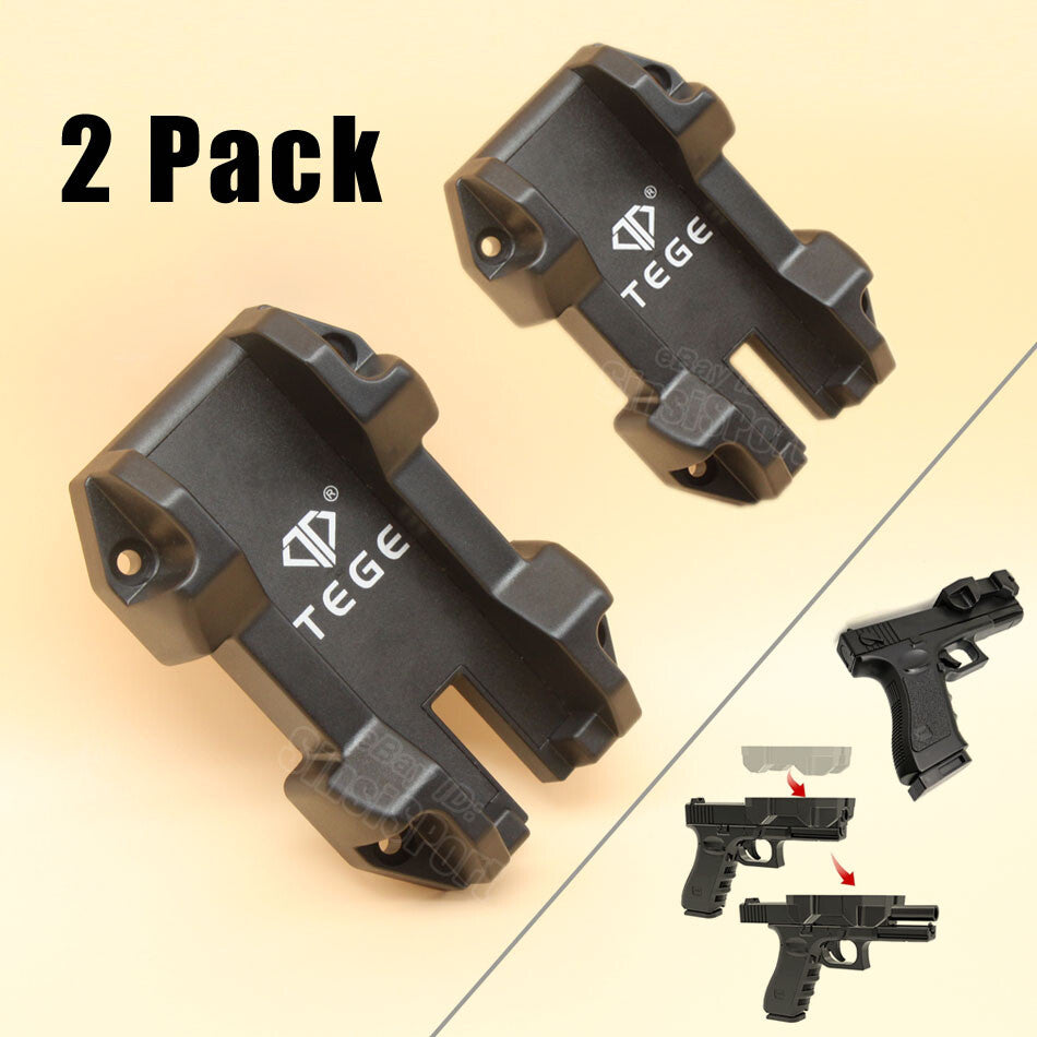 Magnetic Gun Mount Holder for Pistols - Concealed Wall Car Desk Mount 55lbs