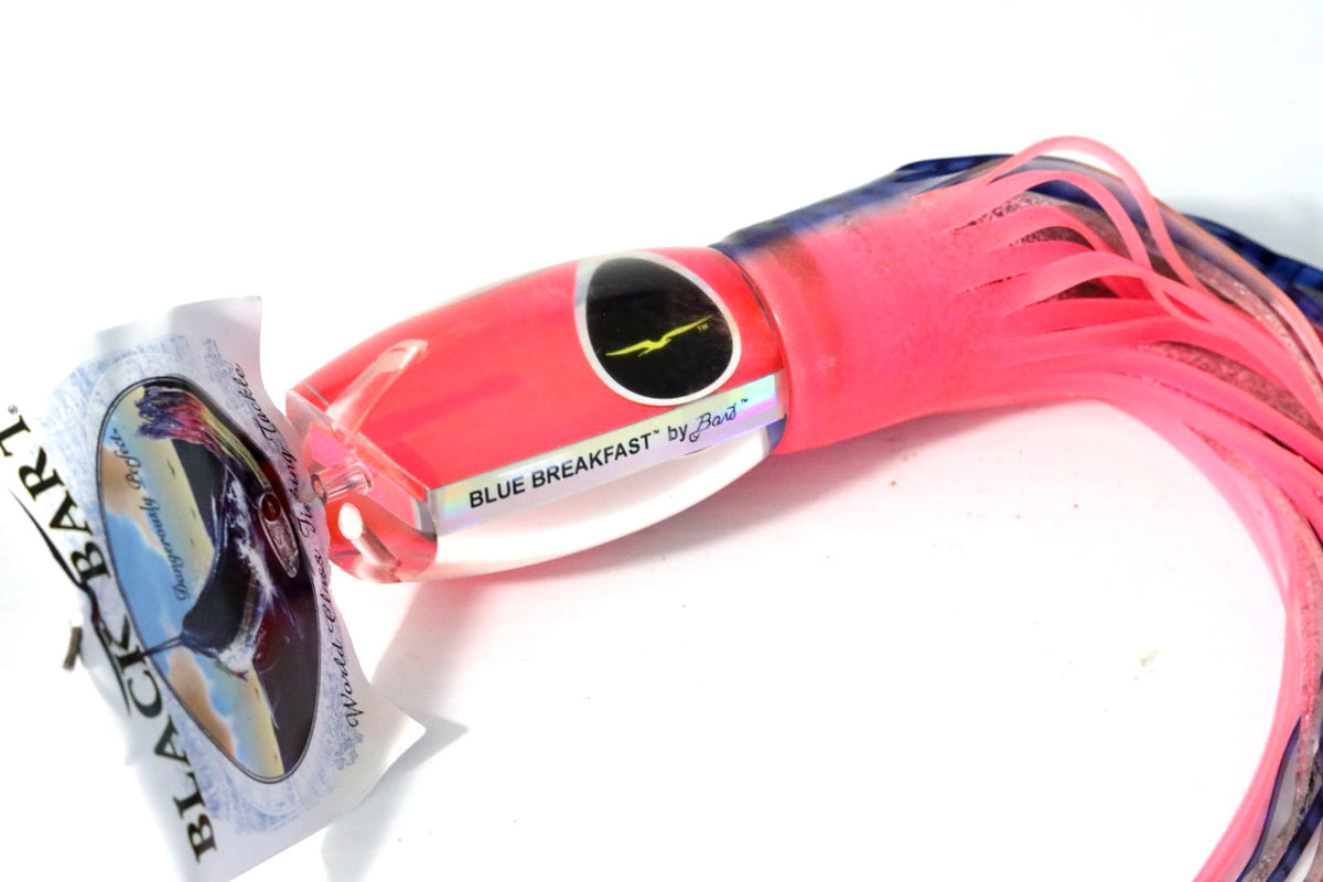 Big Game Trolling Lure - Heavy Tackle Blue Pink Tiger / Pink Head