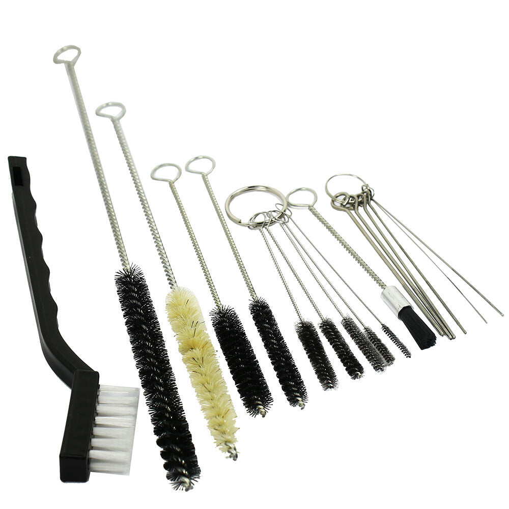 17PC Spray Gun and Rifle Cleaning Brush Set - Nozzles & Nylon Brushes