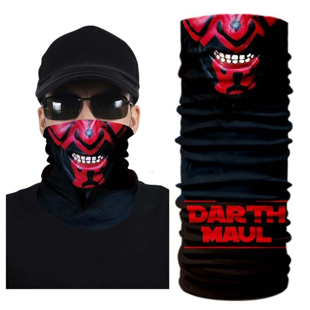 Unisex 3D Skull Neck Gaiter Face Mask - UV Protection, Multi-Way Wearable