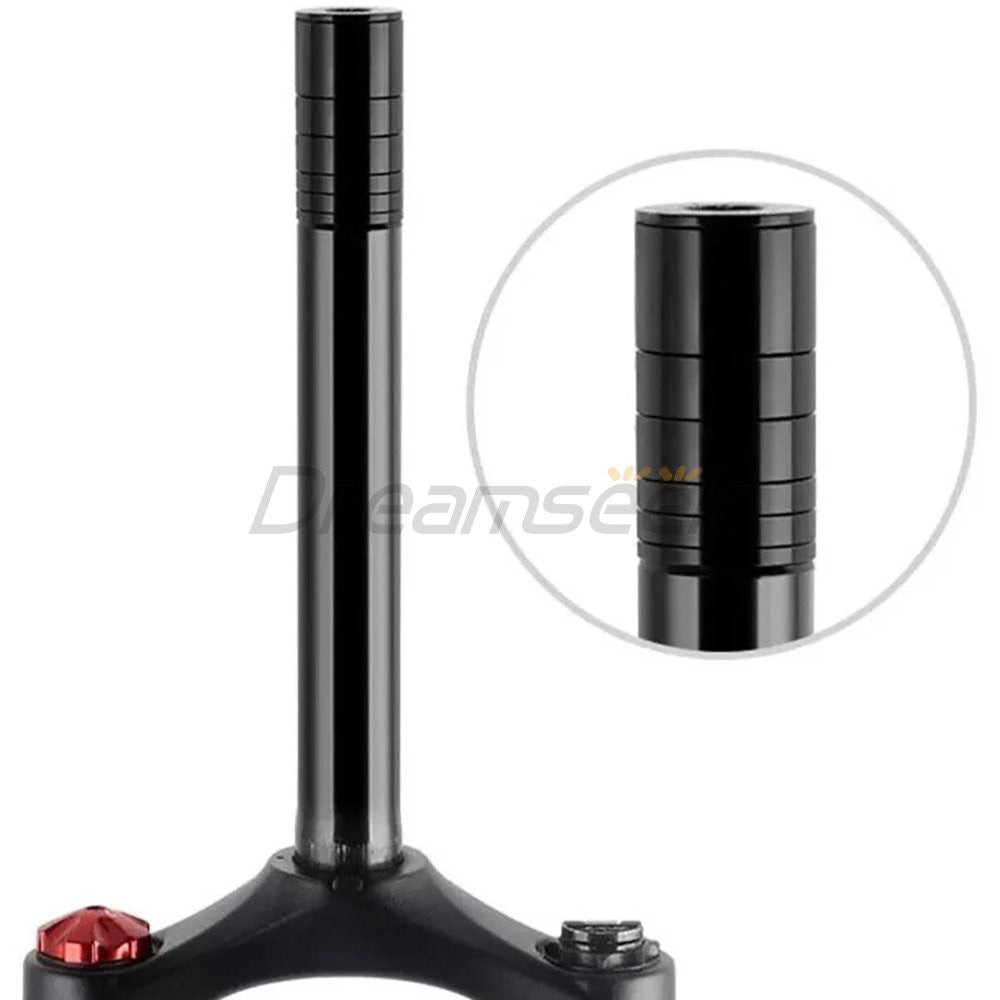 Bike Handlebar Riser Extender Aluminum Fork Stem Spacer 3-55mm Height Increase