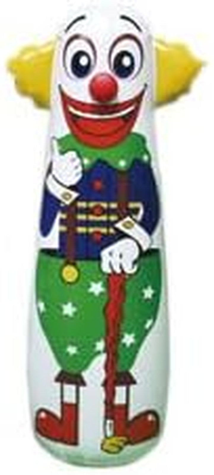Inflatable Clown Punching Bag 42 Inches Tall Kids Indoor Outdoor Play Toy