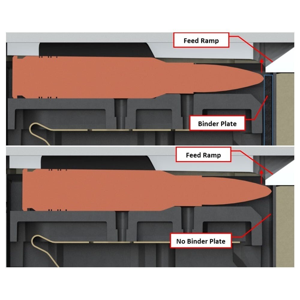 MDT Metal AICS Magazine .308 6.5 Creedmoor 10-Round, Durable Steel Chassis Mag