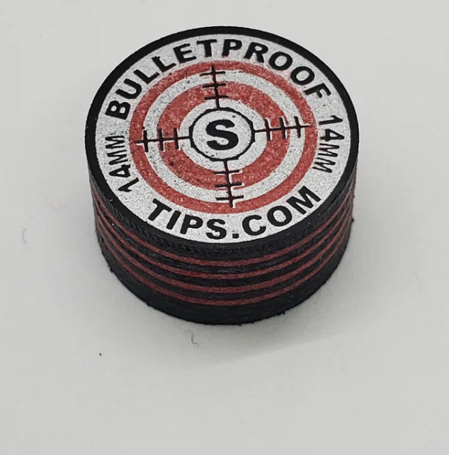 Pool Cue Tip 14mm A.I.M. 11-Layer Accuracy Improving Multi-Layer Tip