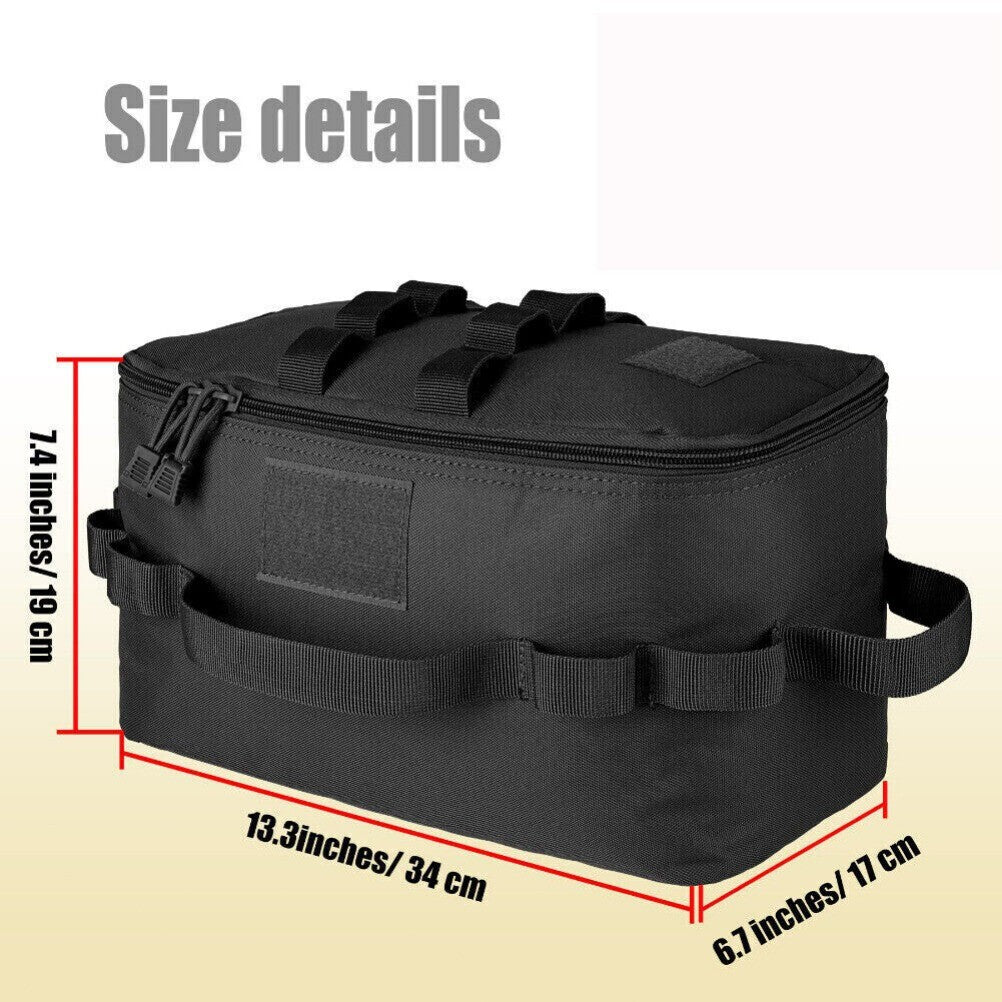 Outdoor Camping Storage Bag Utility Organizer Trunk for Cookware & Gear