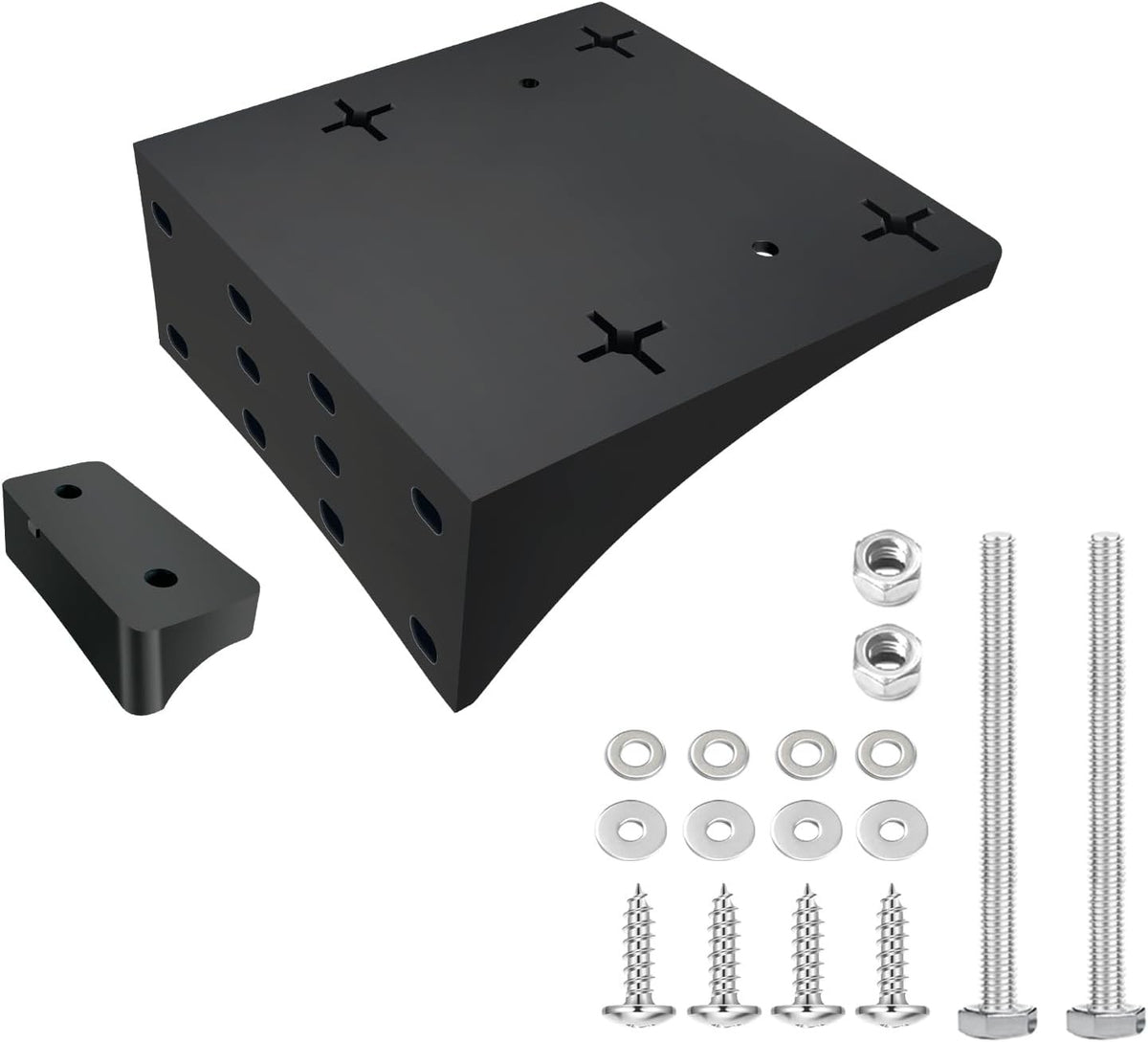 Universal Golf Ball and Club Washer Mounting Bracket for Golf Cart