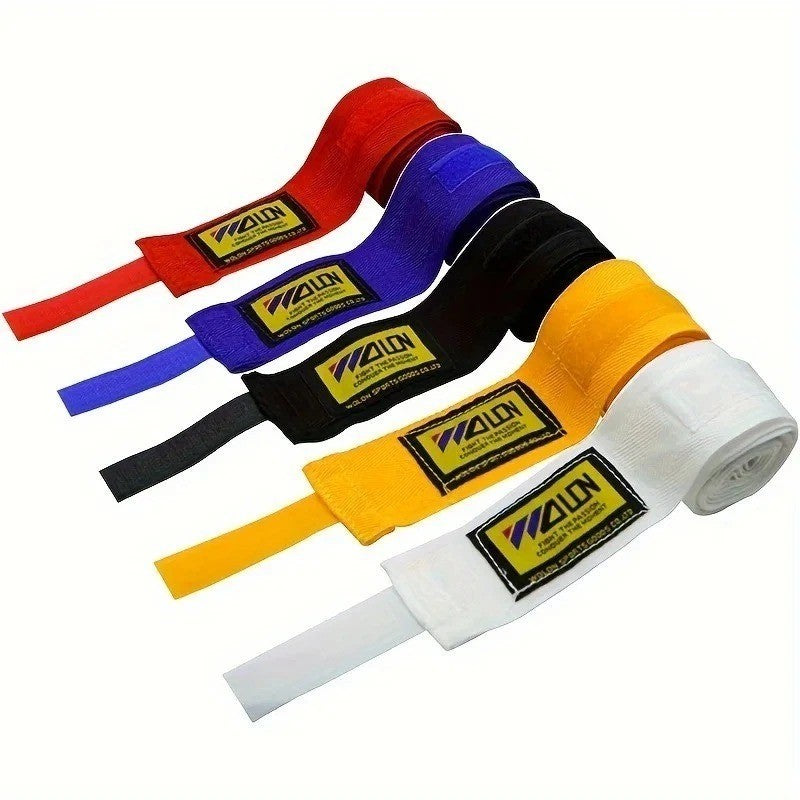 2PCS Cotton Boxing Hand Wraps for MMA Kickboxing Training Support