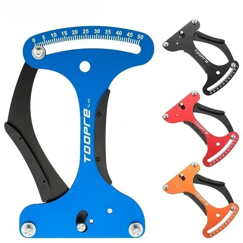Bicycle Spoke Tension Meter Aluminum Alloy Wheel Tensiometer Tool for Road and Mountain Bikes