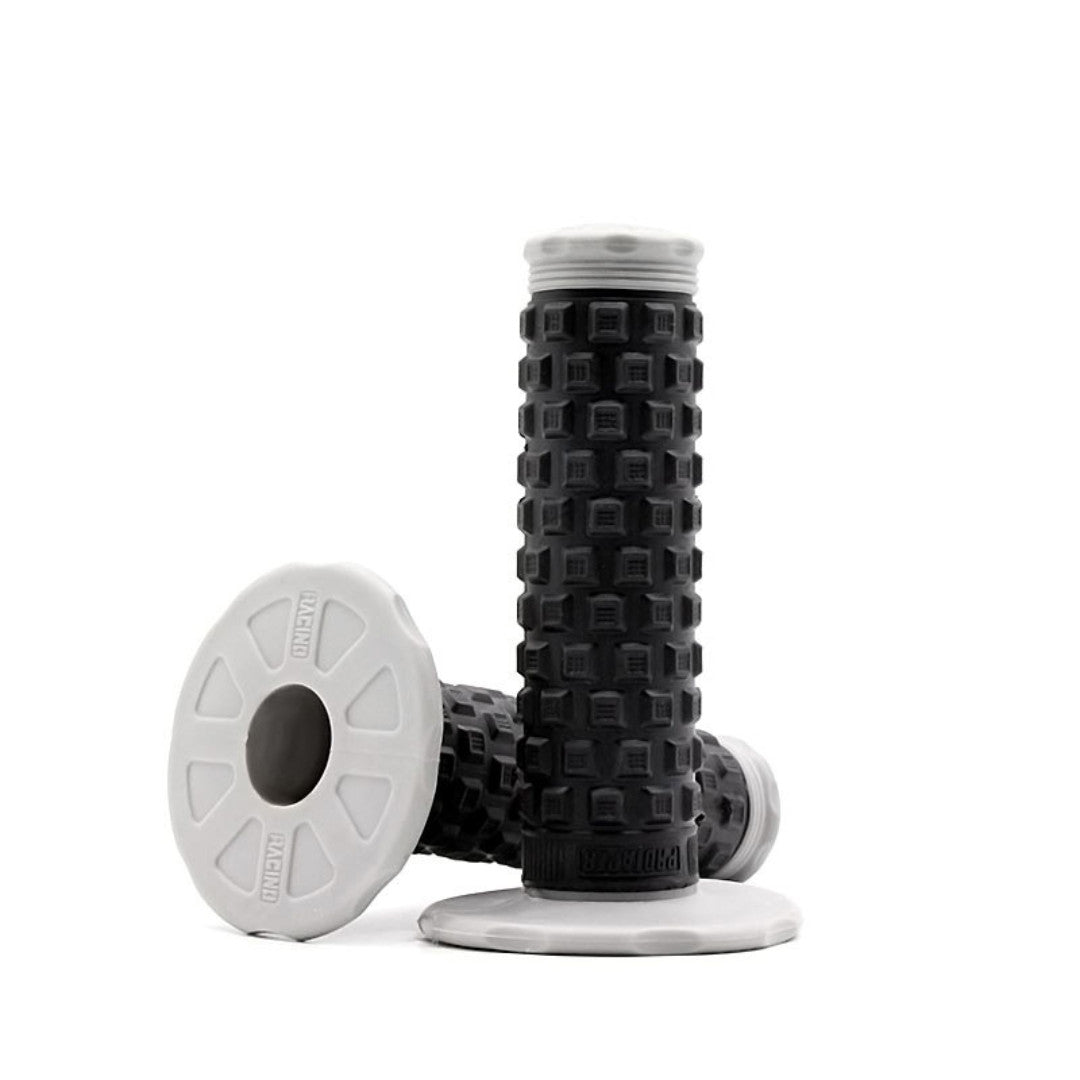 Dirt Bike Motorcycle Handlebar Grips - Pillow Top Style, Textured Rubber, 1 Pair