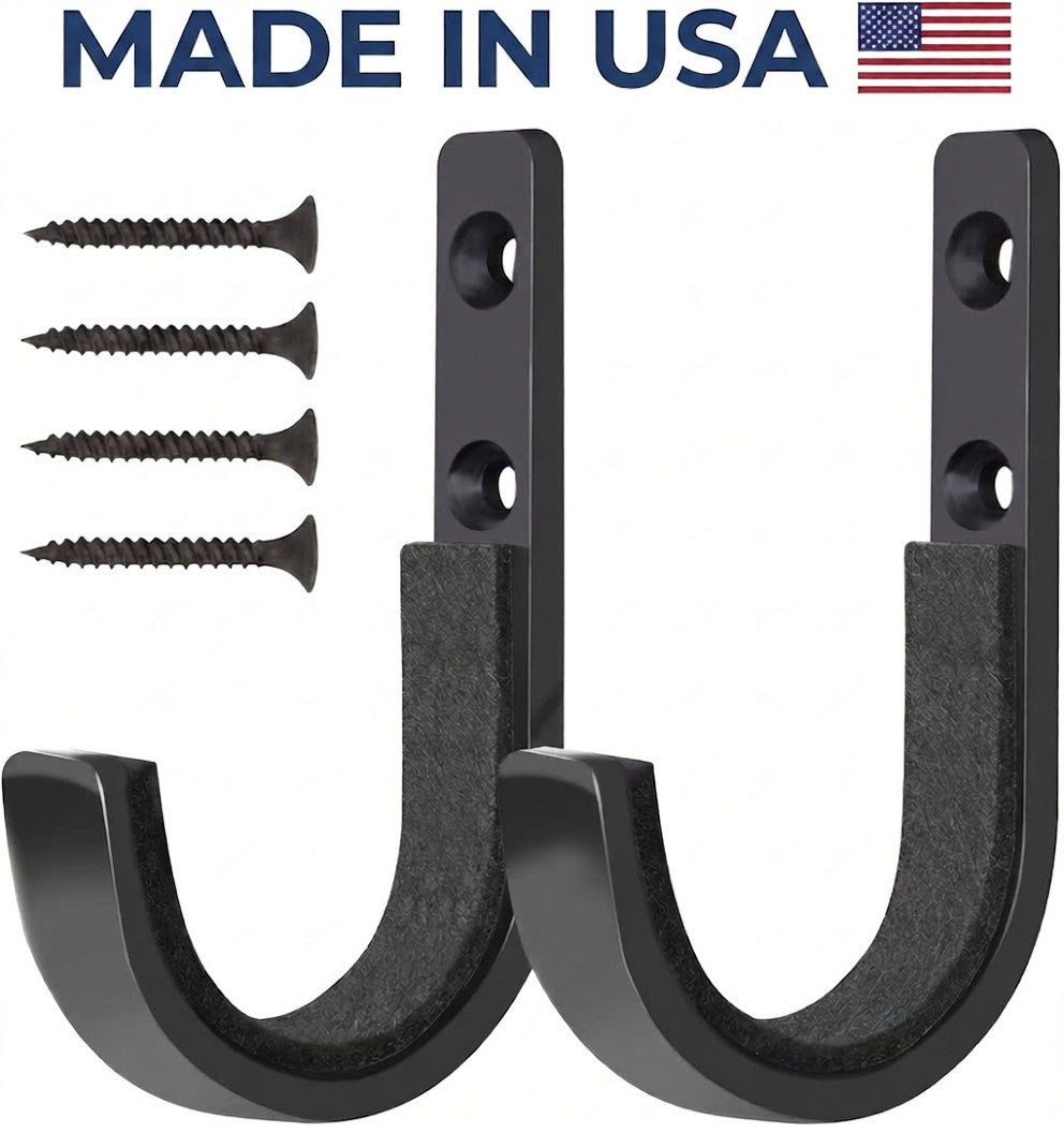 Wall Mount Gun Rack Set for Rifles, Shotguns & Bows - Pack of 2