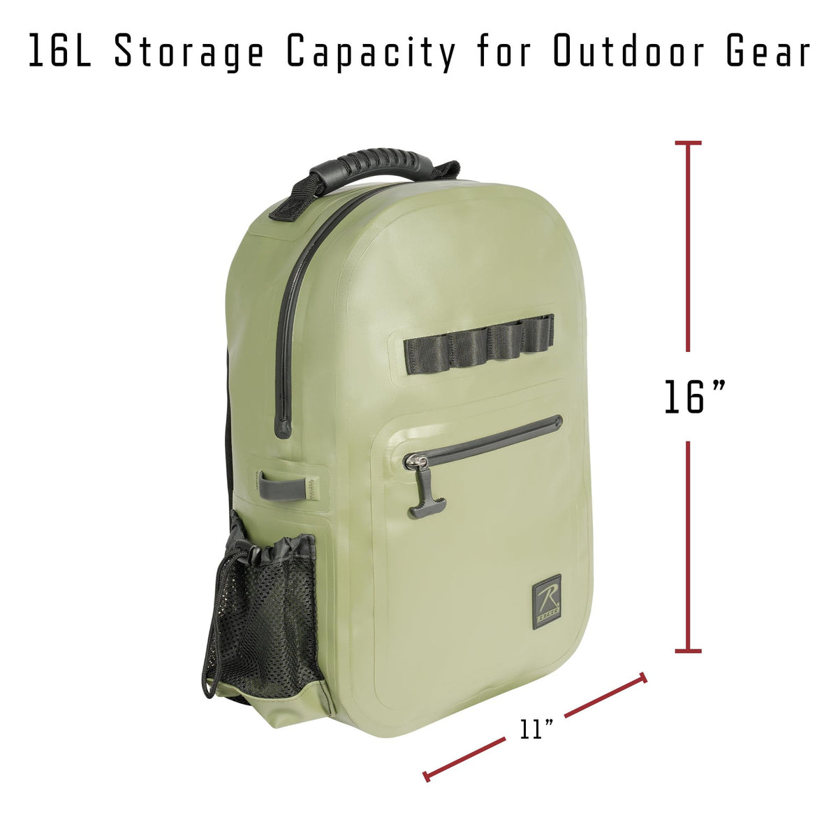 Waterproof Backpack for Boating & Outdoor Water Sports, 15.6L Capacity