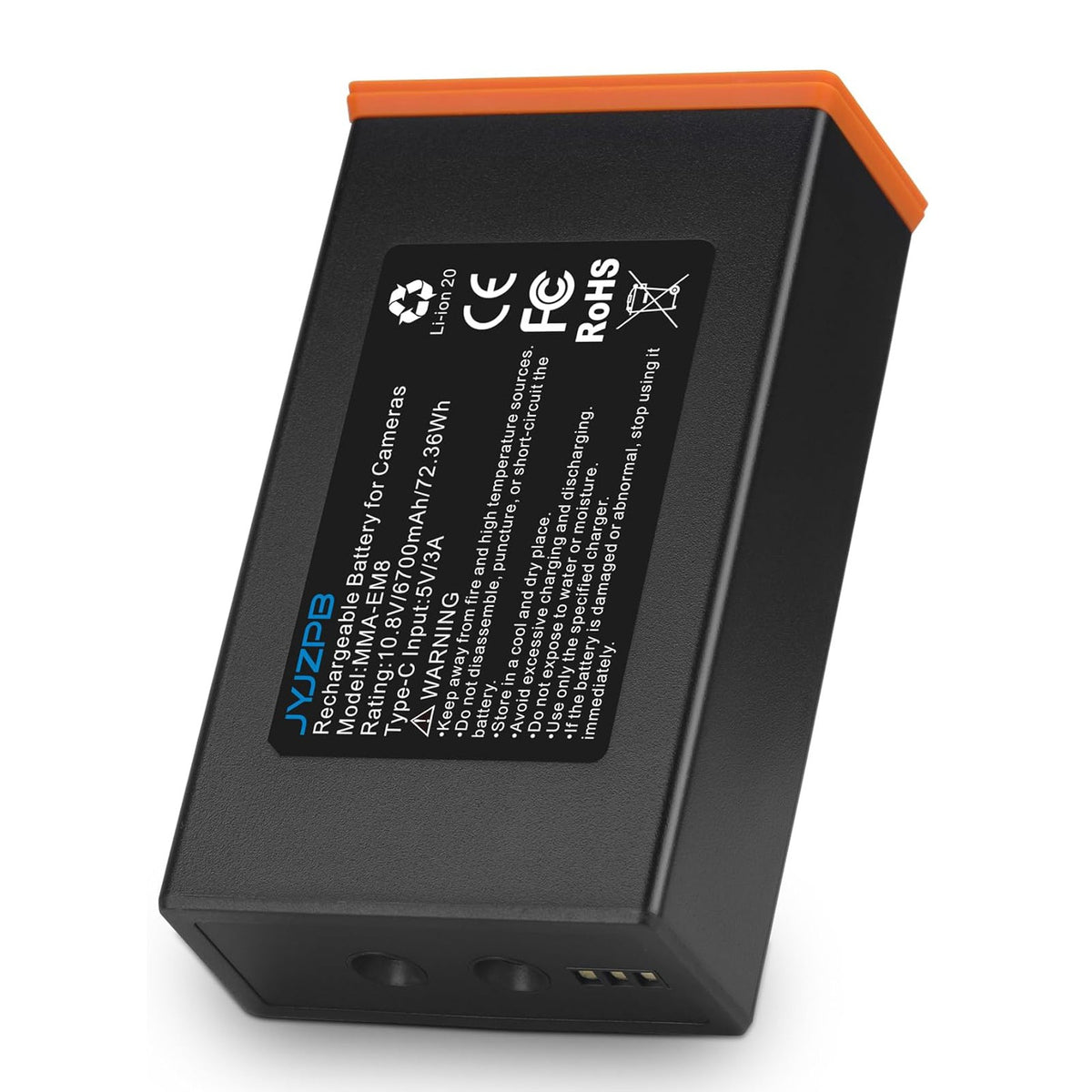 Rechargeable Battery Pack for Moultrie Edge Pro & 2 Trail Cameras - 6700mAh
