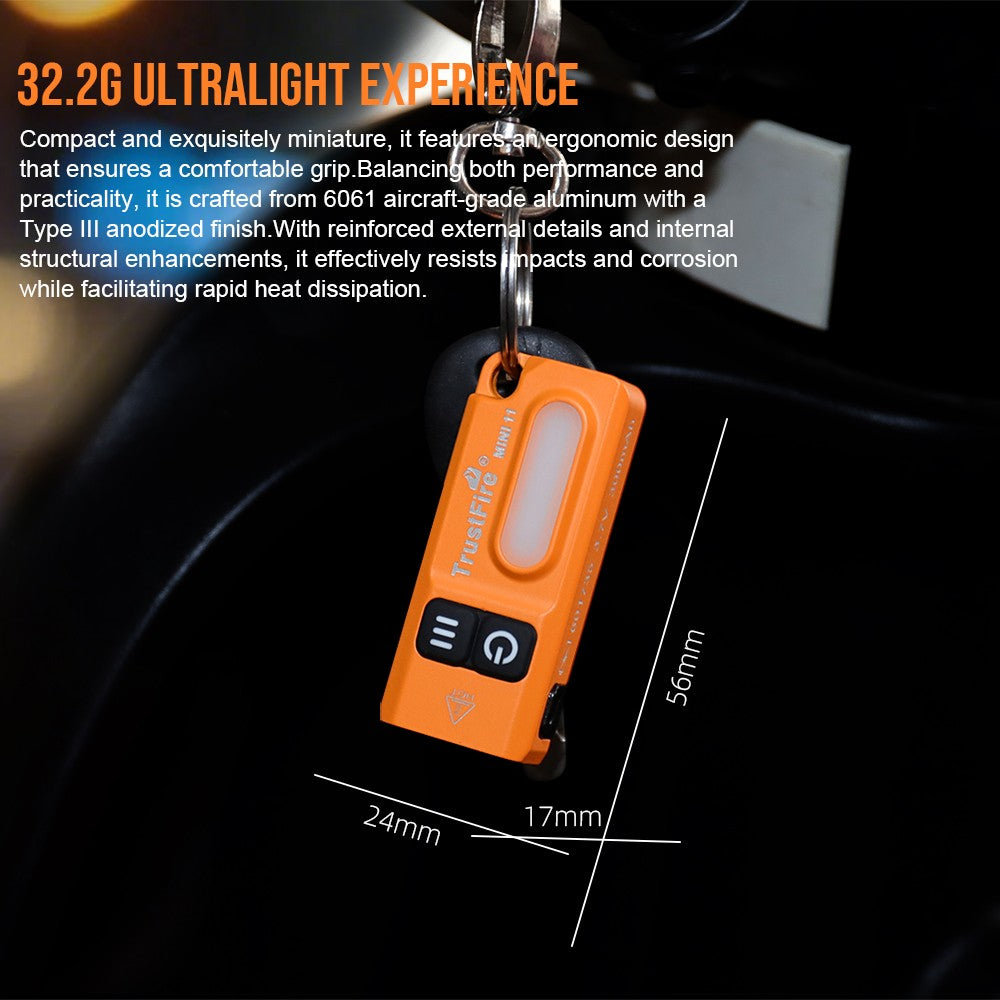 Mini LED Flashlight Rechargeable USB-C Clip Light 750LM for Outdoor & Emergency