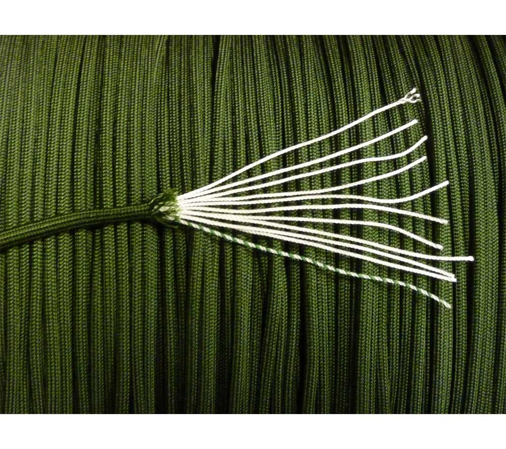 Mil-Spec 750 lbs Parachute Cord Nylon 100 ft with Military Certification