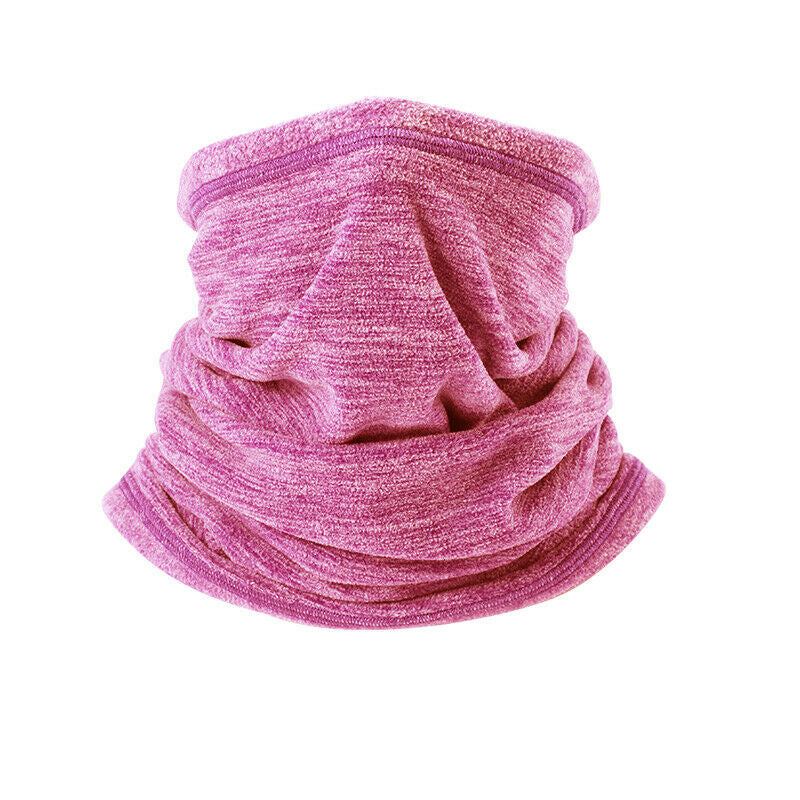 Winter Windproof Fleece Neck Gaiter Face Mask Scarf for Cold Weather