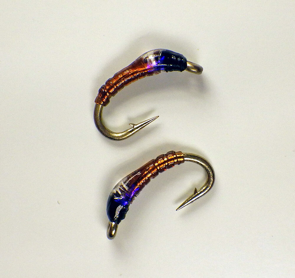 Premium Trout Fly Fishing Flies Set - UV Baetis Nymphs for Fly Fishing