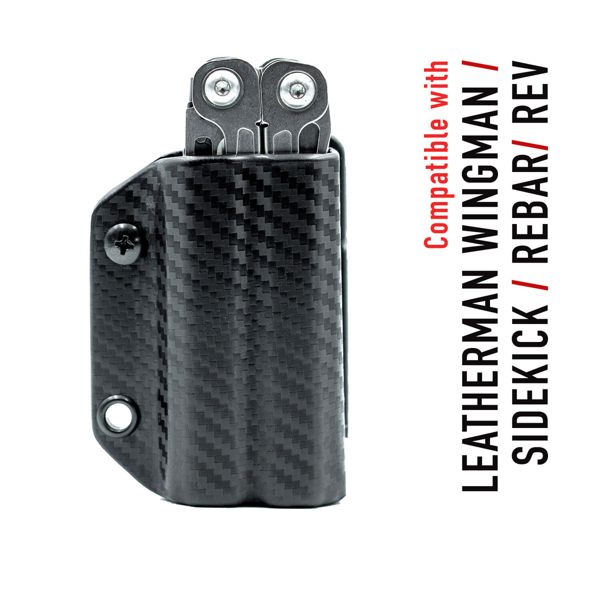 Kydex Multitool Sheath for Leatherman WINGMAN, SIDEKICK, REBAR - USA Made