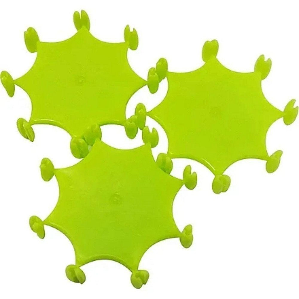 Fishing Bobber Stop Green 24 Pack - Clear Blue Micro Terminal Tackle