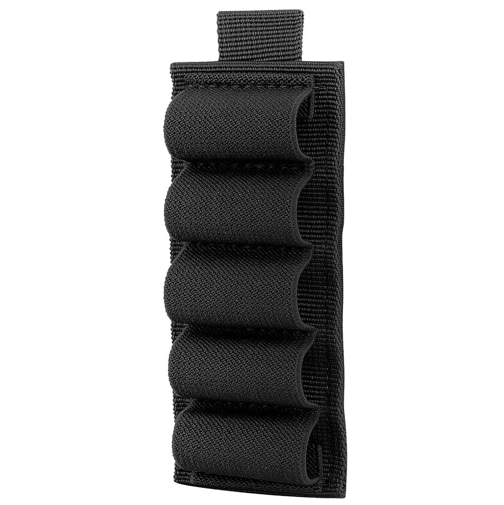 Tactical Shotgun Shell Holder 5-Round Side Saddle Carrier for 12/20 Gauge
