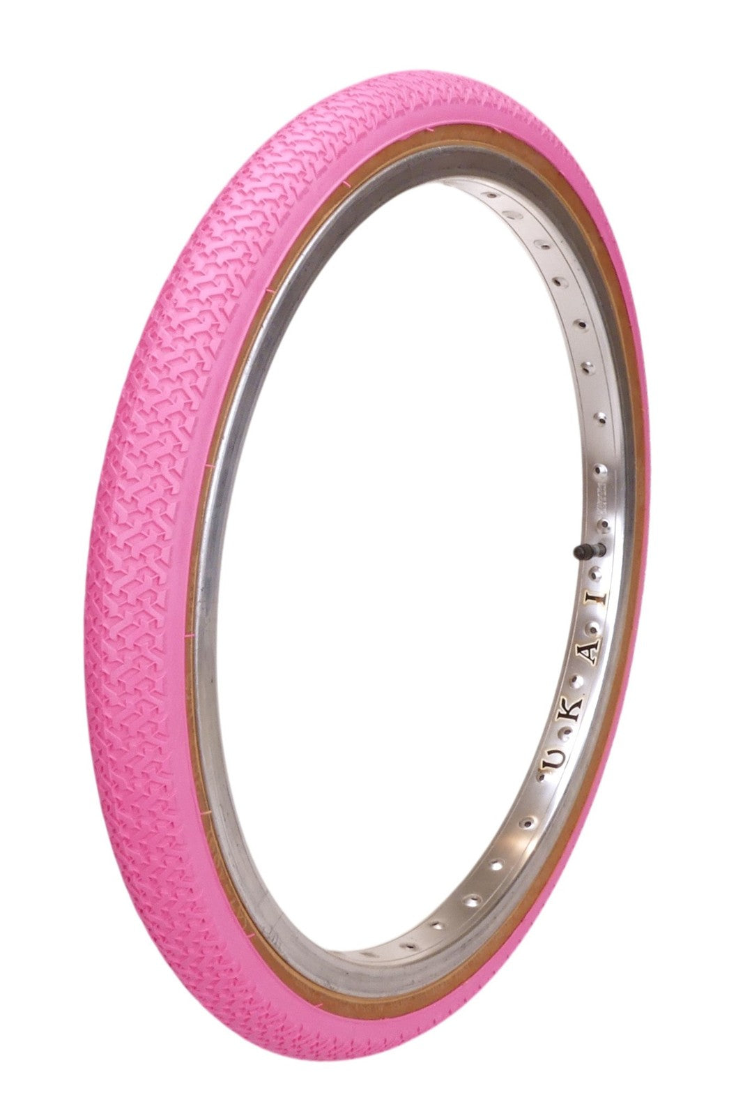 20-Inch Pink BMX Bicycle Tire - Freestyle Skinwall Tire for BMX Bikes