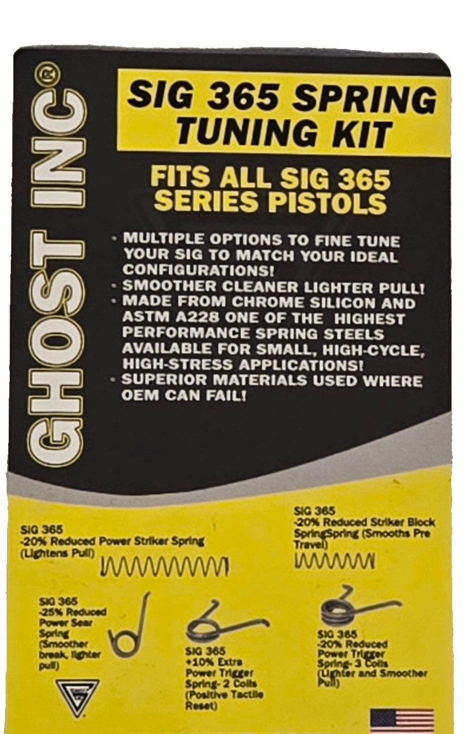Spring Kit for Sig P365 P365XL P365X Micro Comp Trigger Tuning
