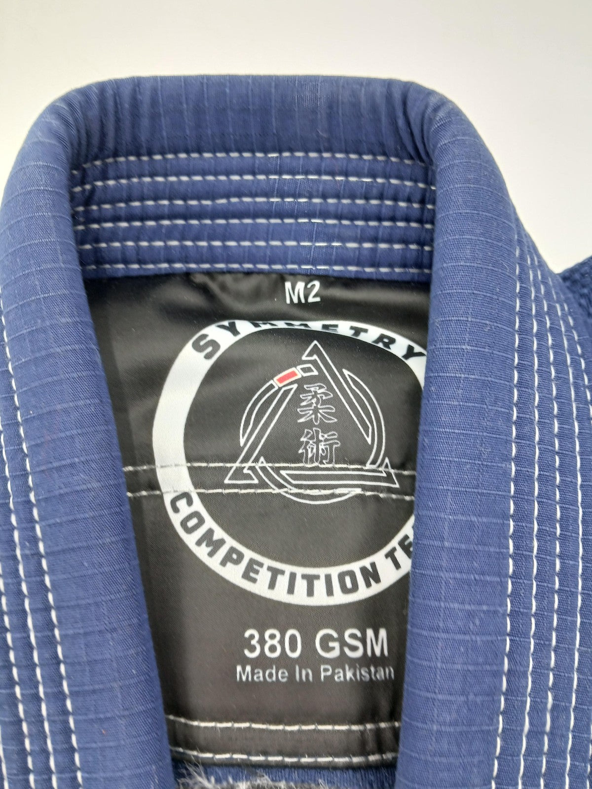 Kids Brazilian Jiu Jitsu Gi Uniform Blue M2 380 GSM with White Belt