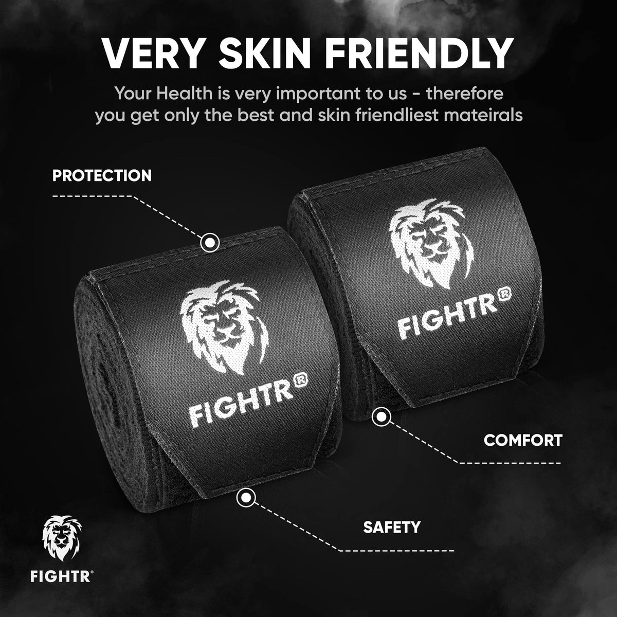 160-Inch Boxing Hand Wraps with Thumb Loop - MMA & Martial Arts Protective Gear