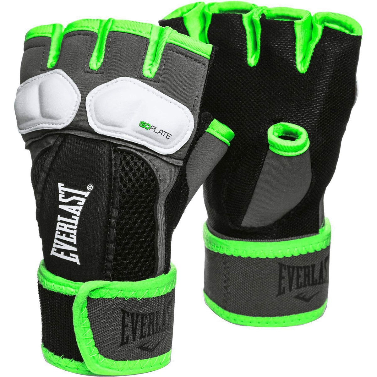 Extra Large Boxing Gloves and Gel Hand Wraps Set - Black