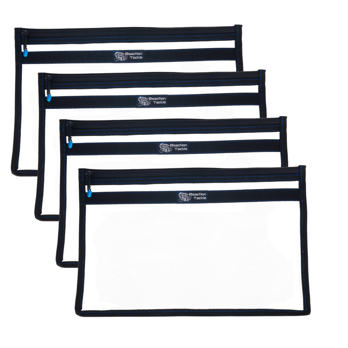 Water-Resistant Plastic Tackle Storage Bag Organizer - Multi-Pack Sizes