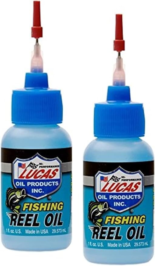 Lucas Fishing Reel Oil - 2 Pack 1oz Lubricants for Reels, Made in USA