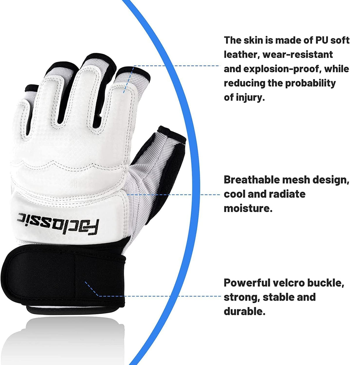 Kickboxing Sparring Gloves MMA Boxing Gloves for Men Women Kids - Breathable & Adjustable