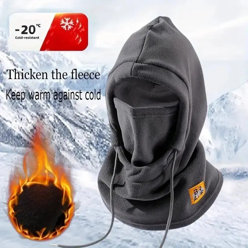 3-in-1 Winter Balaclava Hat Mask Neck Warmer for Men Women - Windproof Cold Weather Gear